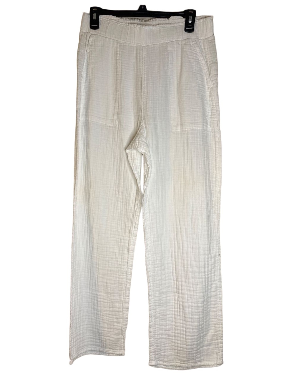 GAP Women's Wide Leg Pants in White, Med